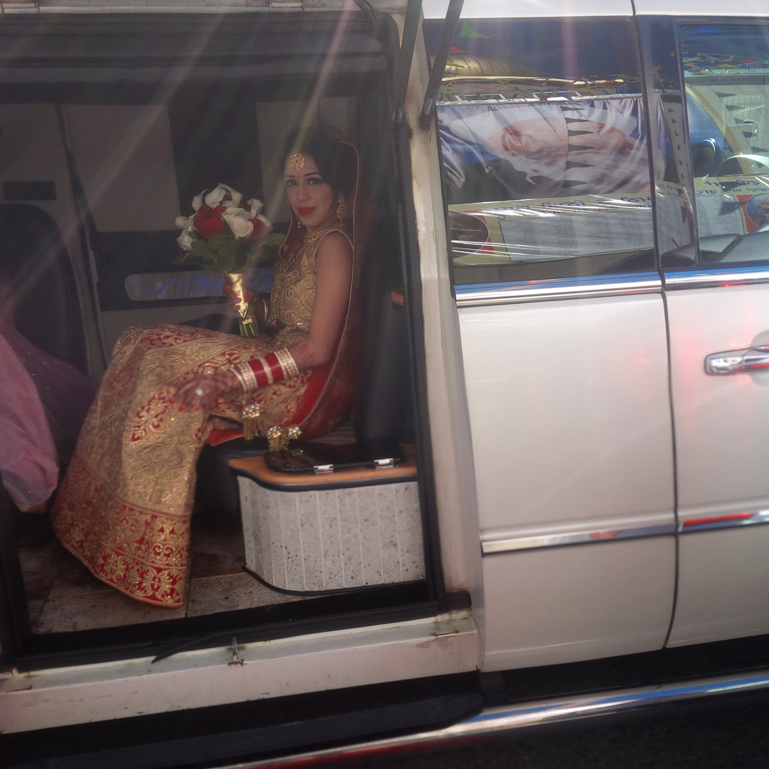 range rover limo indian wedding